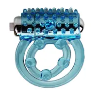 Lasting Vibrators Rings Double CockRing Delay Premature Ejaculation Penis Ball Loop 2Locked Sex Toys Product for Men