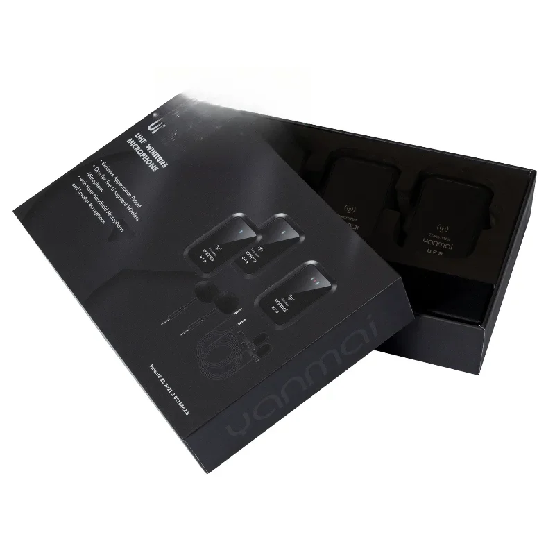 Wireless collar microphone one to two camera interview handheld long battery life wireless hose microphone