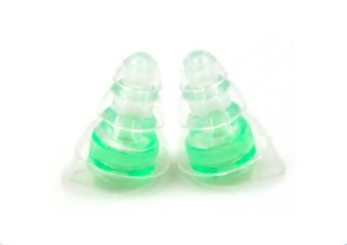 Imagem -05 - Ruído Cancelamento Ear Plugs Anti-noise Silicone Impermeável à Prova de Poeira Tampões Mergulho Water Sports Natação Acessórios Par