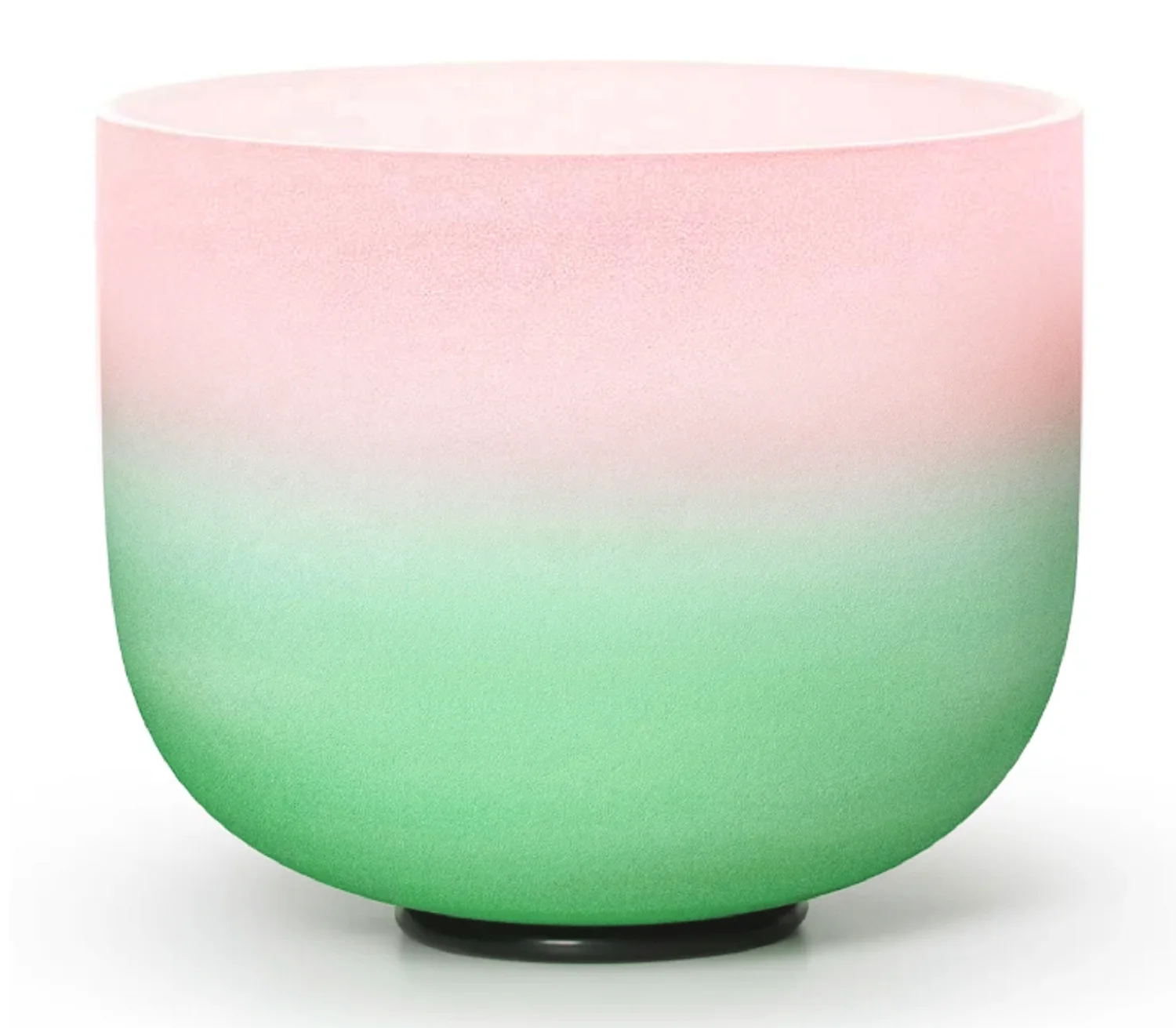 YUN QI QING YIN Rainbow Frosted Crystal Singing Bowl 8 Inch Full A-G Musical Notes 432Hz 440Hz Sound Healing Bowl For Chakra Balancing Yoga Meditation Relaxation Mindfulness Home Sound Therapy