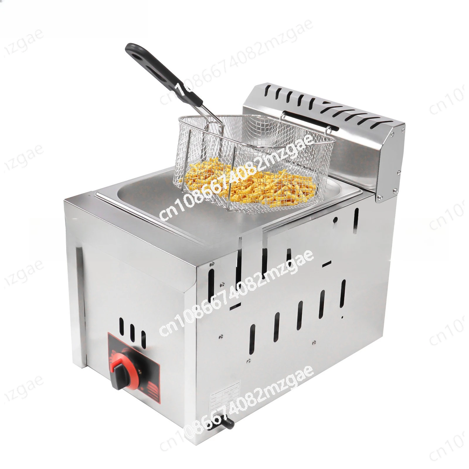

Наружная коммерческая газовая электрическая фритюрница из нержавеющей стали, прочный и долговечный, фритюрница, картофель фри