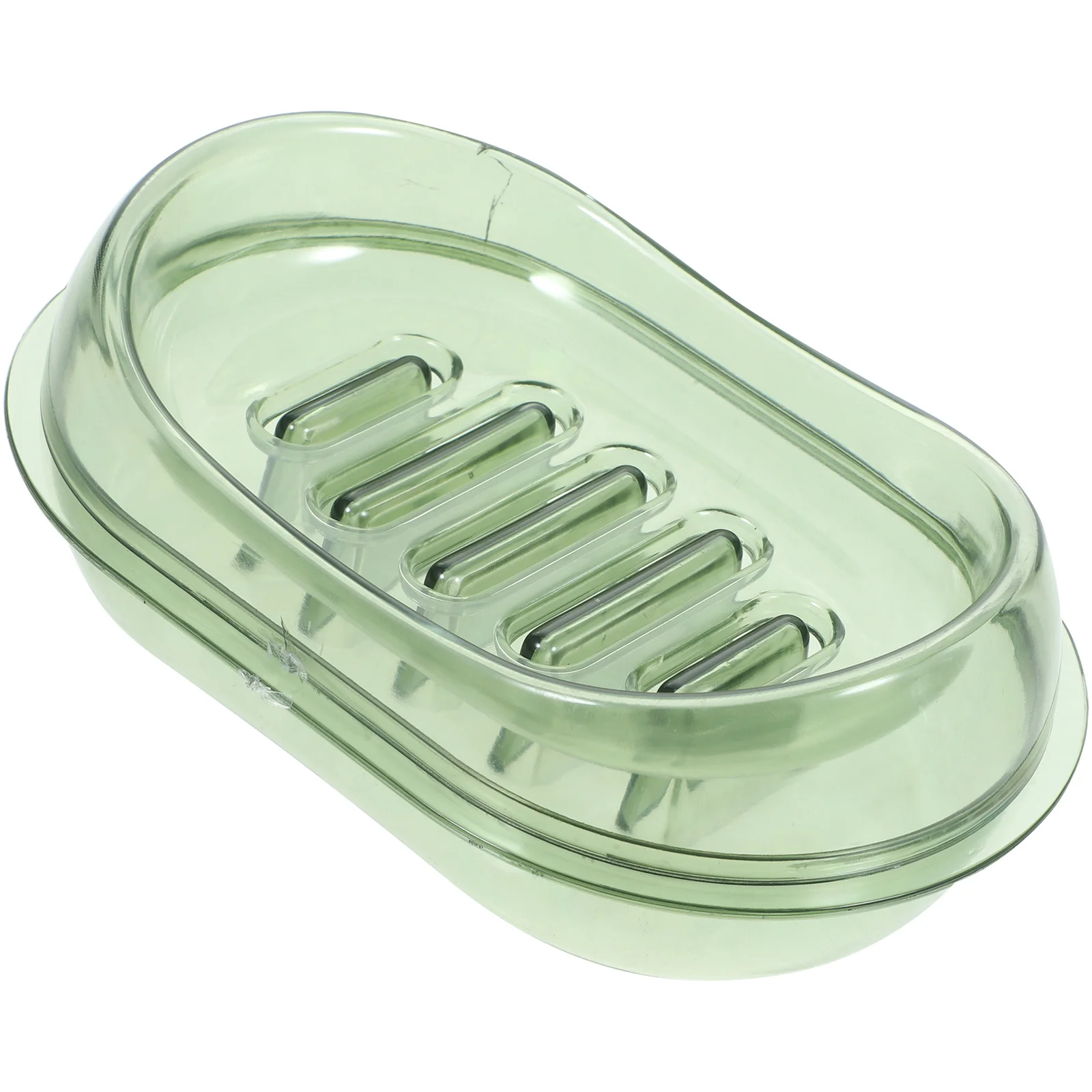 

Self Draining Soap Holder Double Layer Soap Box Bathroom Accessory Multipurpose Home Counter Top Decoration Easy Clean