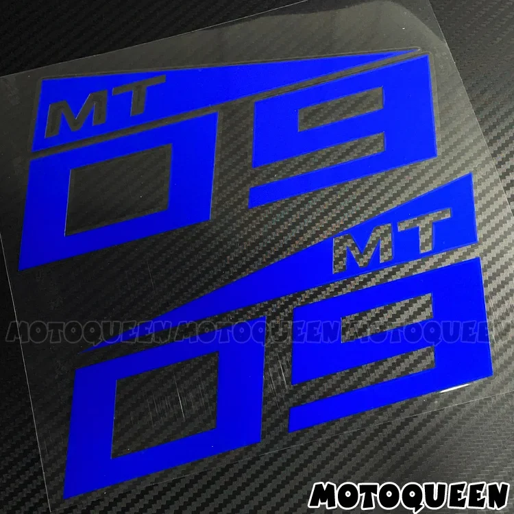 2X Motorbike Motorcycle Fairing Tank Pad Reflective Logo Label Decals Stickers For MT-09 MT 07 03 25 09 MT09 MT07 MT03 MT25