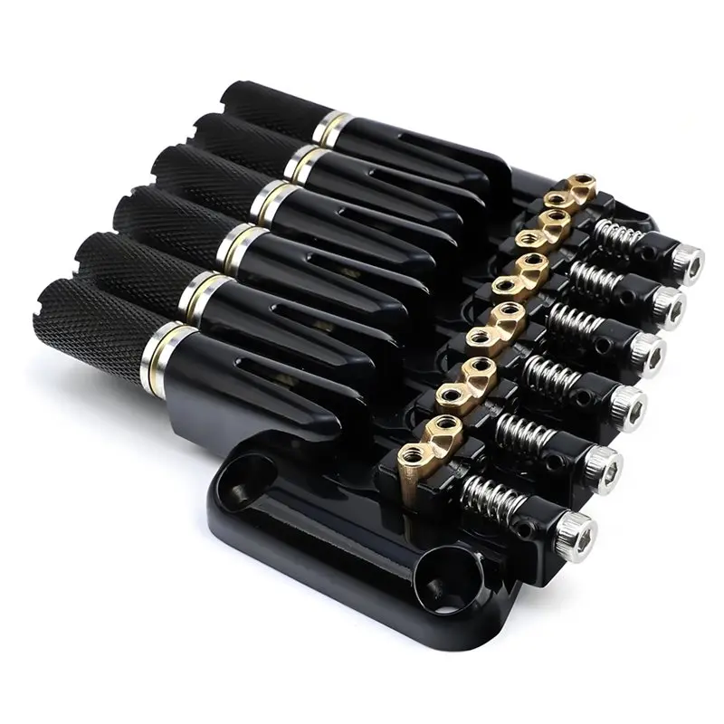 A99I-For 6-String For Enhanced Tone& Playability 10.5Mm Saddle For Headless Guitar Bridge-Slanted Bridge Tailpiece