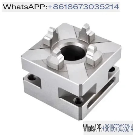 Precision CNC Carving Small Copper male manual chuck D56-60mm Square Electrode Holder for EDM Spark Machines ER Interface