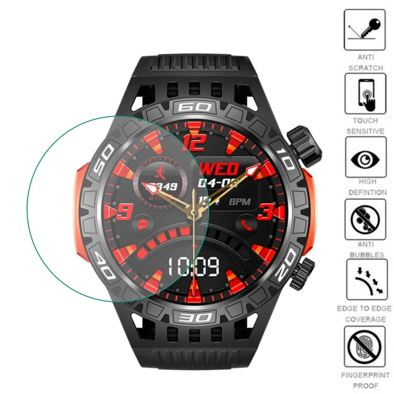 ساعة ذكية ناعمة غشاء واقي شفاف ، واقي شاشة ، واقي ساعة ذكية Colmi V71 ، ملحقات غطاء الشاشة ، TPU ، 5 السينمائية