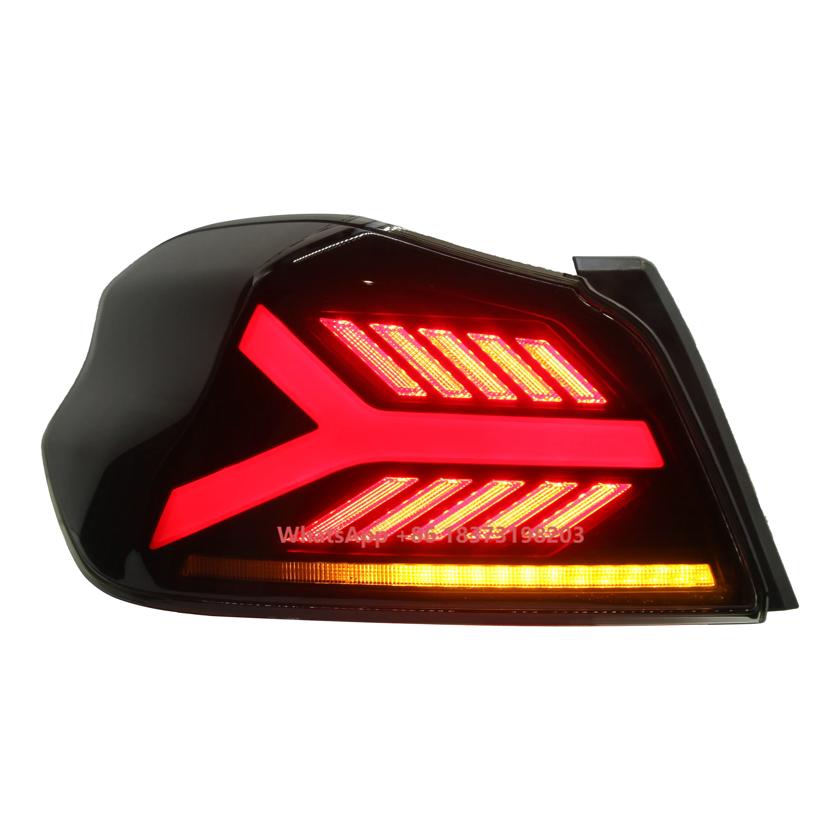 

HOSI Car Tail Lamps Assembly Led Lights for Subaru Impreza WRX 2008-2014 Taillights