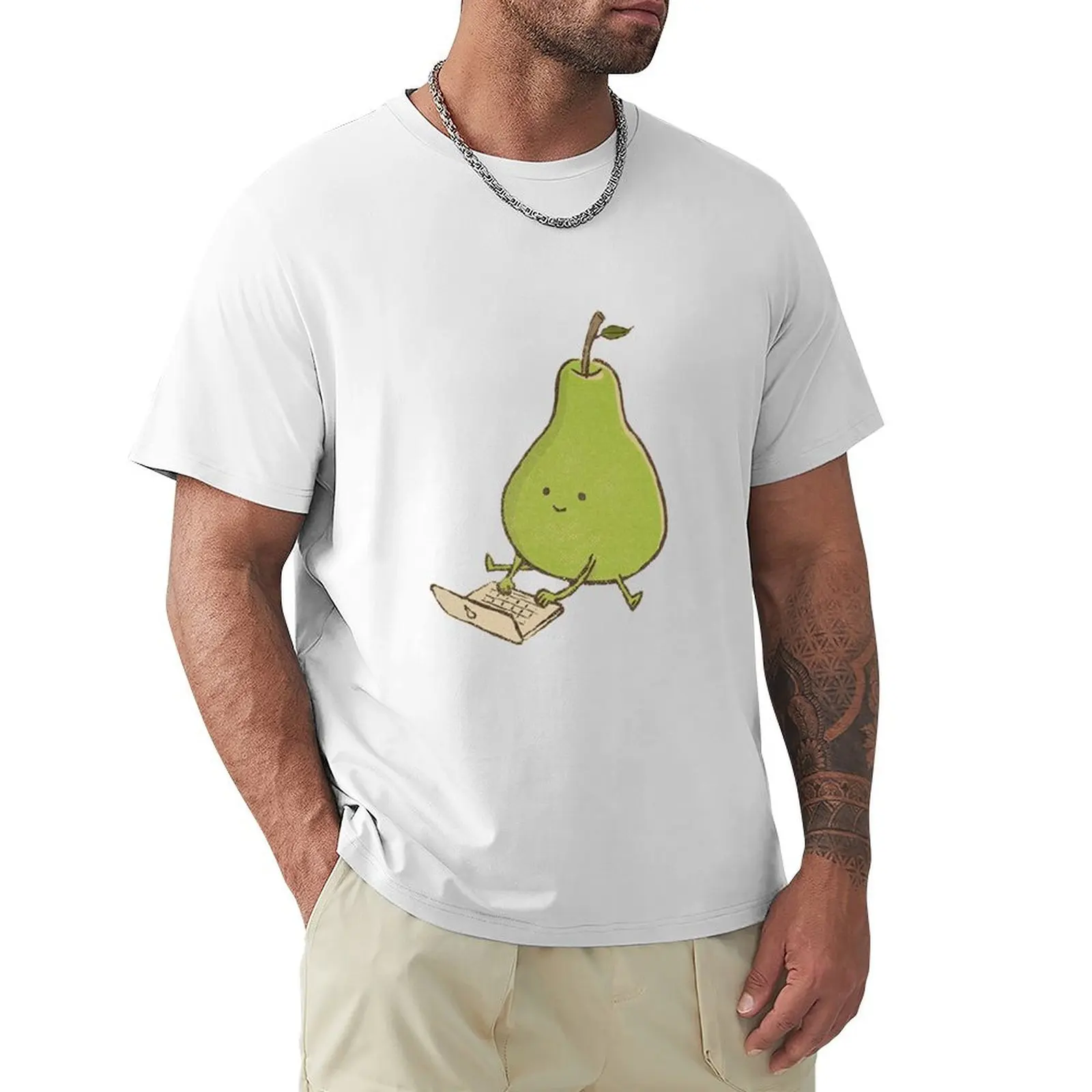 Pear Programming T-shirt cute clothes blacks graphics quick-drying black t shirts for men