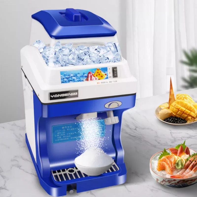 Electric Commercial Cube Ice Shaver Crusher Machine For Commercial Bar And Shop Shaved Ice Machine Ice Breaker