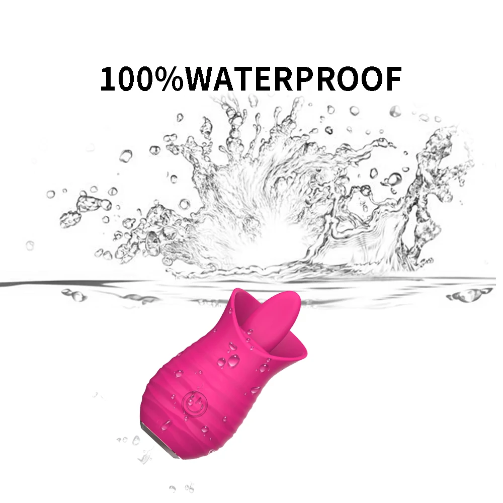 2 in 1 Tongue Licking Vibrator Egg Vaginal Clitoral Stimulator 10 Vibrating Dildo Masturbation Portable Adult Female Sex Toys 5
