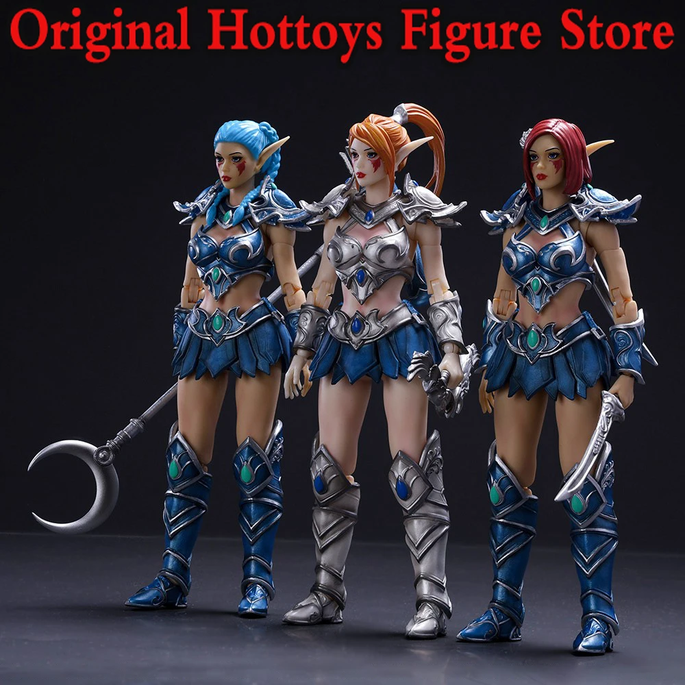 In Stock Lazy Monster 1/12 Female Soldier Oak Town Faly Elves Guard WOW Series Character Full Set 6-inches Action Figure Doll