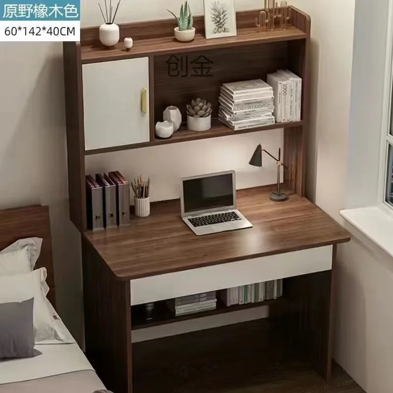 

Desk Bookshelf Integrated Household Desktop Computer Desk Bedroom Simple Study Table Bookcase Combination Table