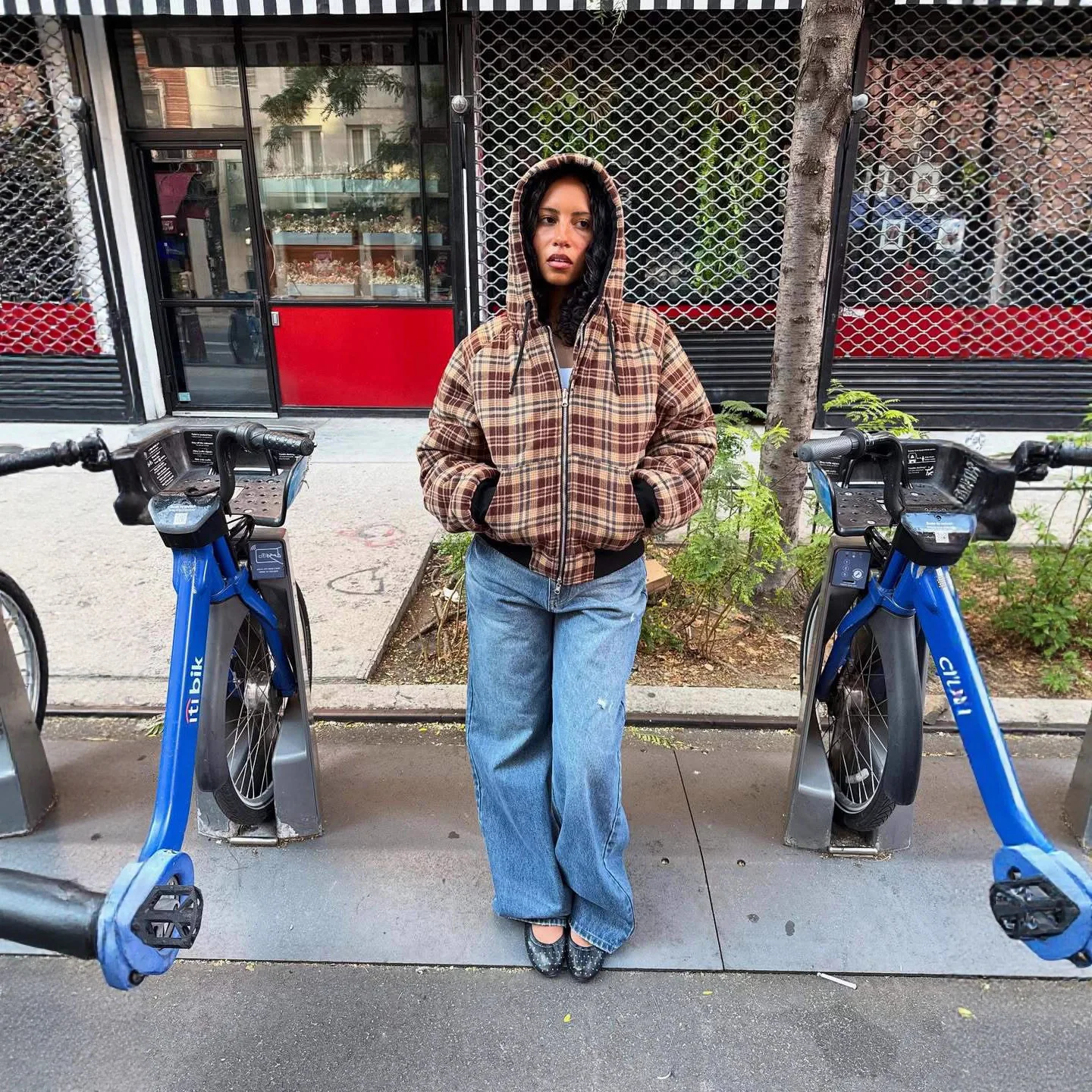 

Двусторонняя толстовка с капюшоном в клетку в стиле пэчворк, толстовка на молнии, унисекс, толстовка большого размера с капюшоном, уличная толстовка свободного покроя