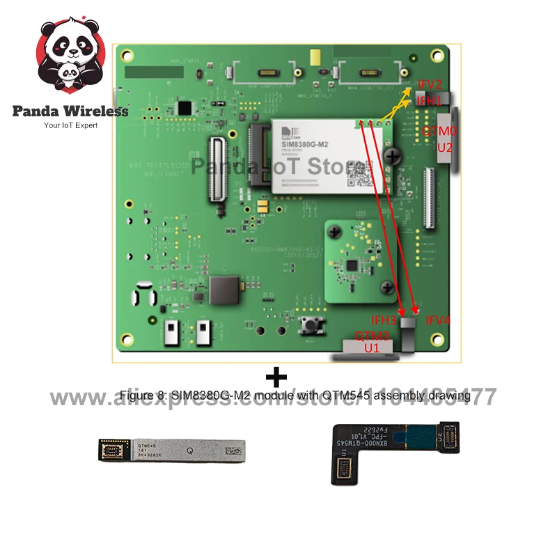 Original！For Industrial IoT SIM83X0 Series SIM8380E SIM8360E SIM8380G-M2 module with QTM545 5G NR millimeter wave frequency band