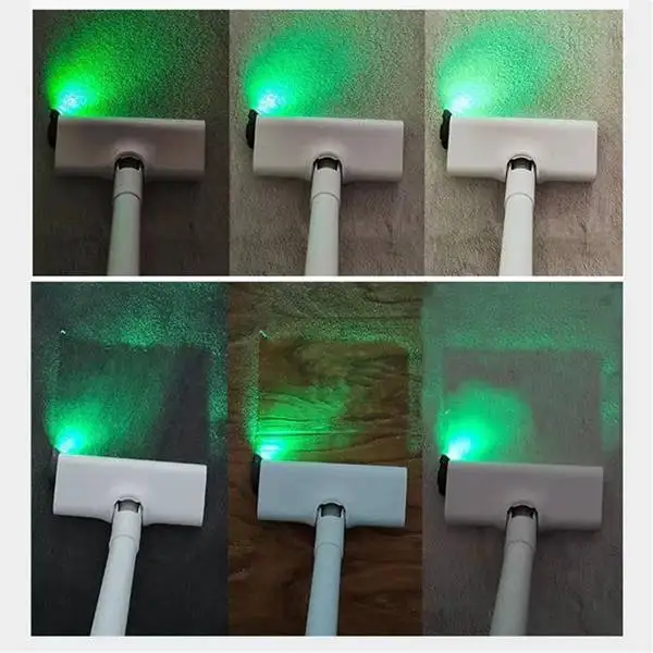 Vacuum Dust Detector Light Vacuum Led Light Attachment, Green LED Light for Vacuum Cleaner Head Accessories