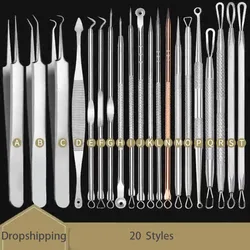 Acne Blackhead Removal Needles Skin Care Facial Cleaning Pimple Remover Tool Kit Pore Cleaning Remove Black Dots