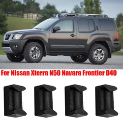 Kit de reparación de limitador de correa de verificación de puerta de coche, tapón de cambio de plásticos interiores, para Nissan Xterra N50 Navara Frontier D40 2005-2021, 4 Uds.