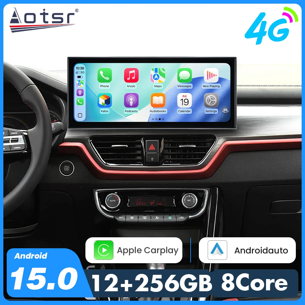 For Kia Sportage 2018-2019 15.8 Inch In-Dash Touchscreen Car Radio GPS Navigation Carplay Android Auto Plug & Play Upgrade