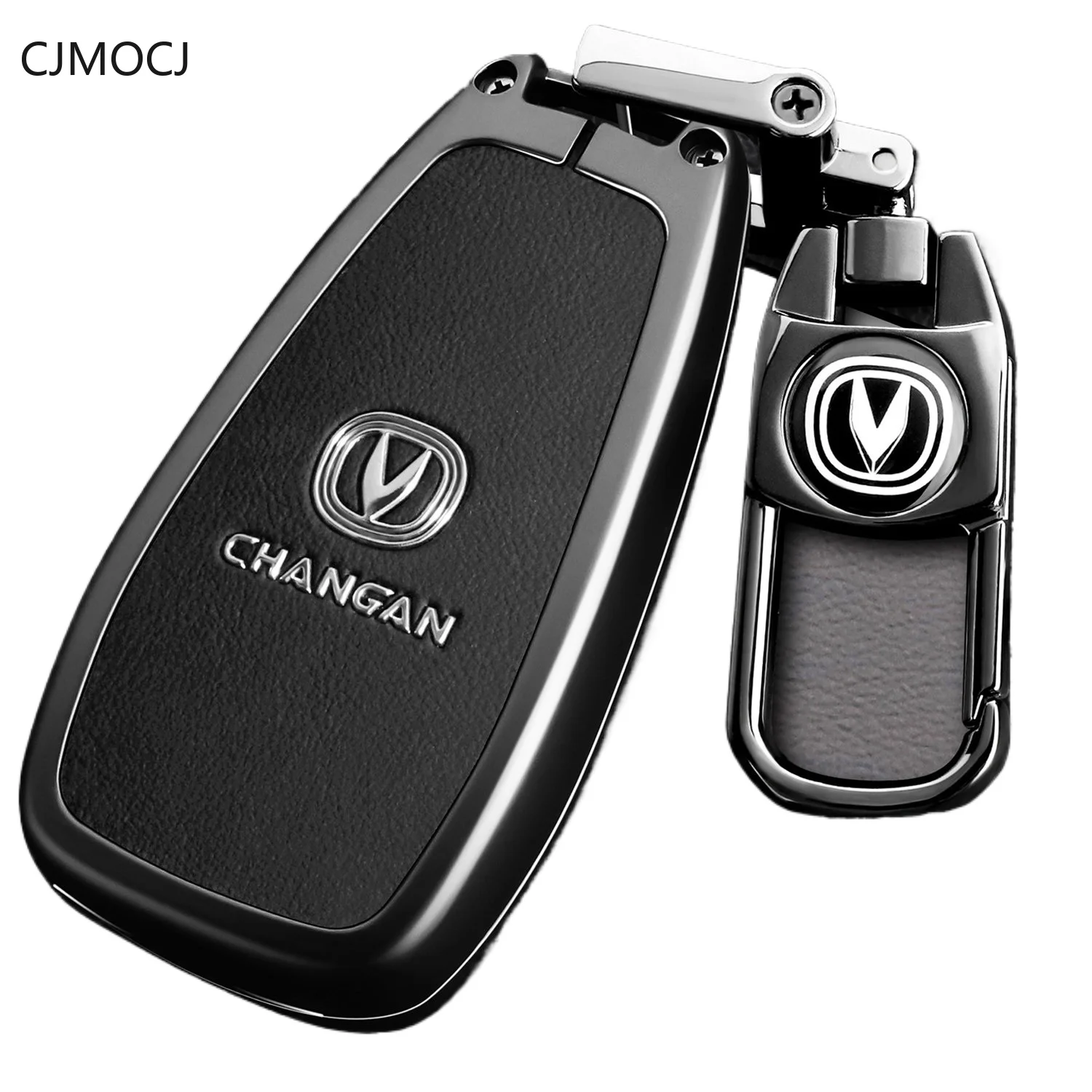 For 2025 Changan X5 Plus 2nd Gen Key Case Cover, Zinc Alloy Car Key Fob Shell, Shockproof Smart Keychain, Changan Accessories