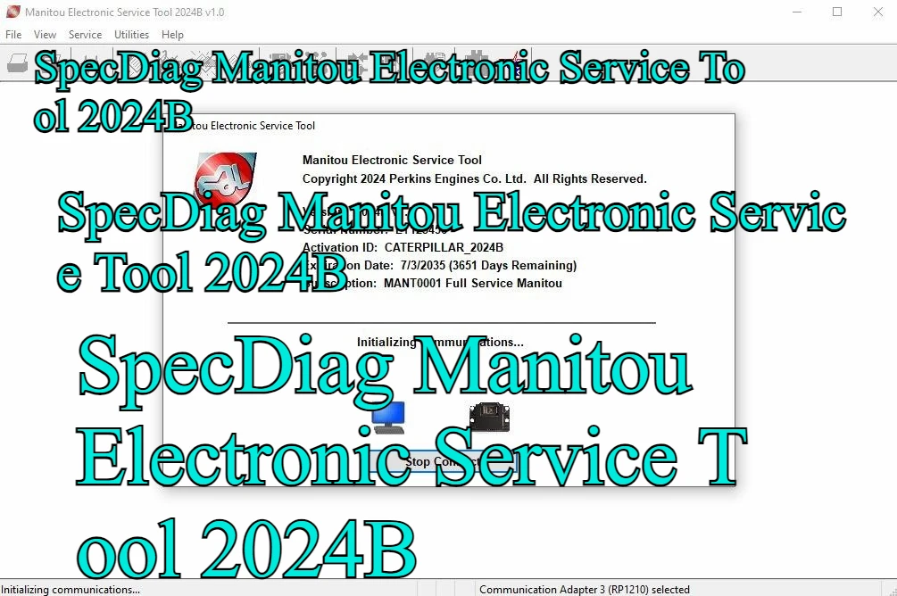 

SpecDiag Manitou Электронный сервисный инструмент 2024B