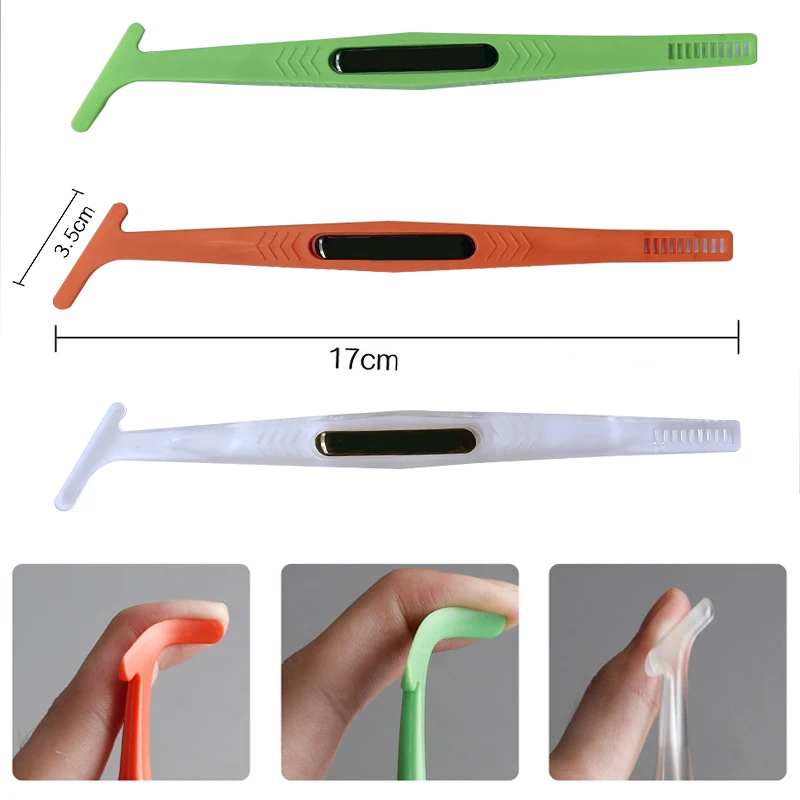 3Pcs Wrap Stick Magnet Micro Squeegee Car Wrap Film Edge Corner Magnet Scraper Stick Curves Slot Tint Tool Different Hardness