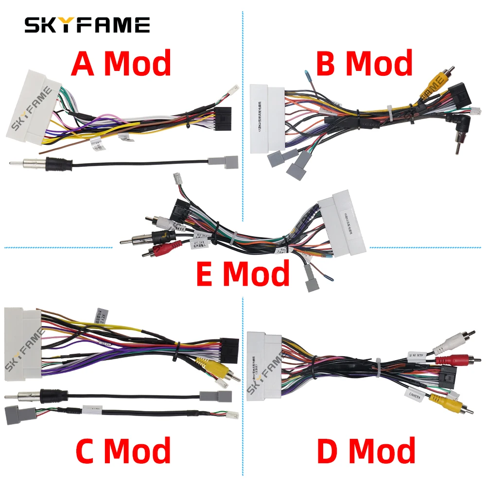SKYFAME 16pin Xe Dây Adapter Dành Cho Xe Kia K3 Pegas KX5 Sportage Hyundai Elantra Android Đài Cáp Nguồn