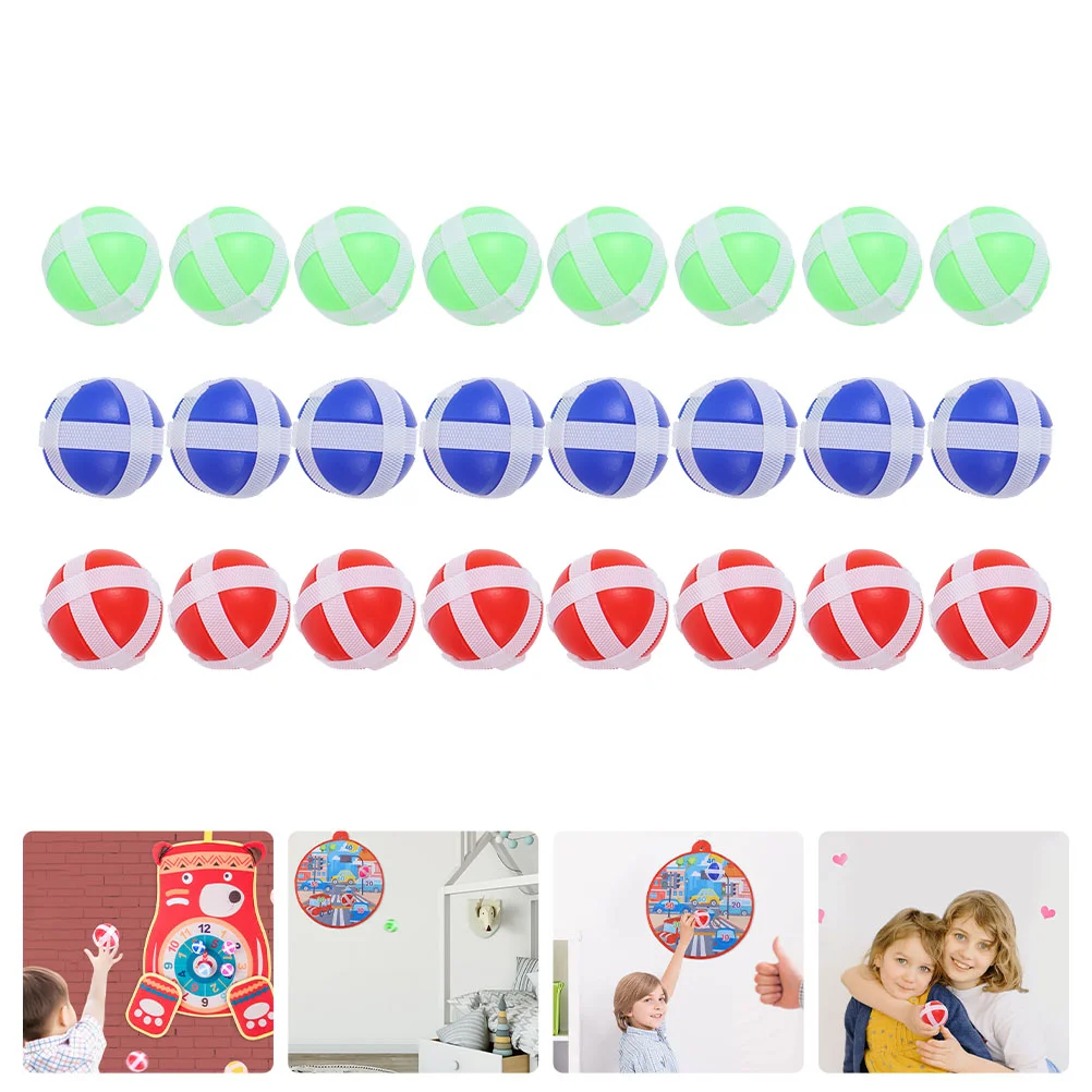 24 Pcs Sticky Ball Toy Educational Playthings Kids Toys Throw The Throwing Pvc Board Parent-child
