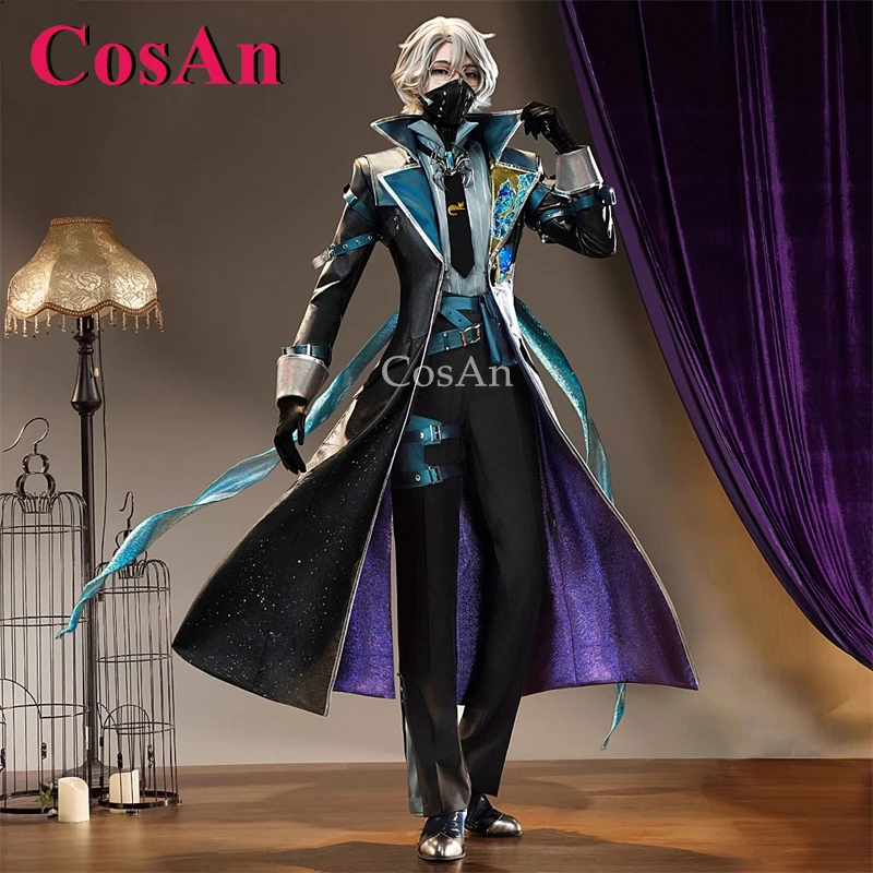 

CosAn Game Identity V Aesop Carl/Embalmer Cosplay Costumes Chatoyance Skin Fashion Handsome Combat Uniforms Role Play Clothing
