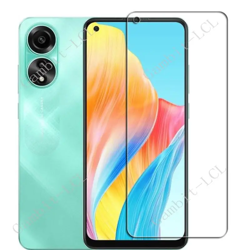 3PCS For OPPO A78 4G Tempered Glass Protective On OPPOA78 OPPOA784G A 78 CPH2565 6.43\