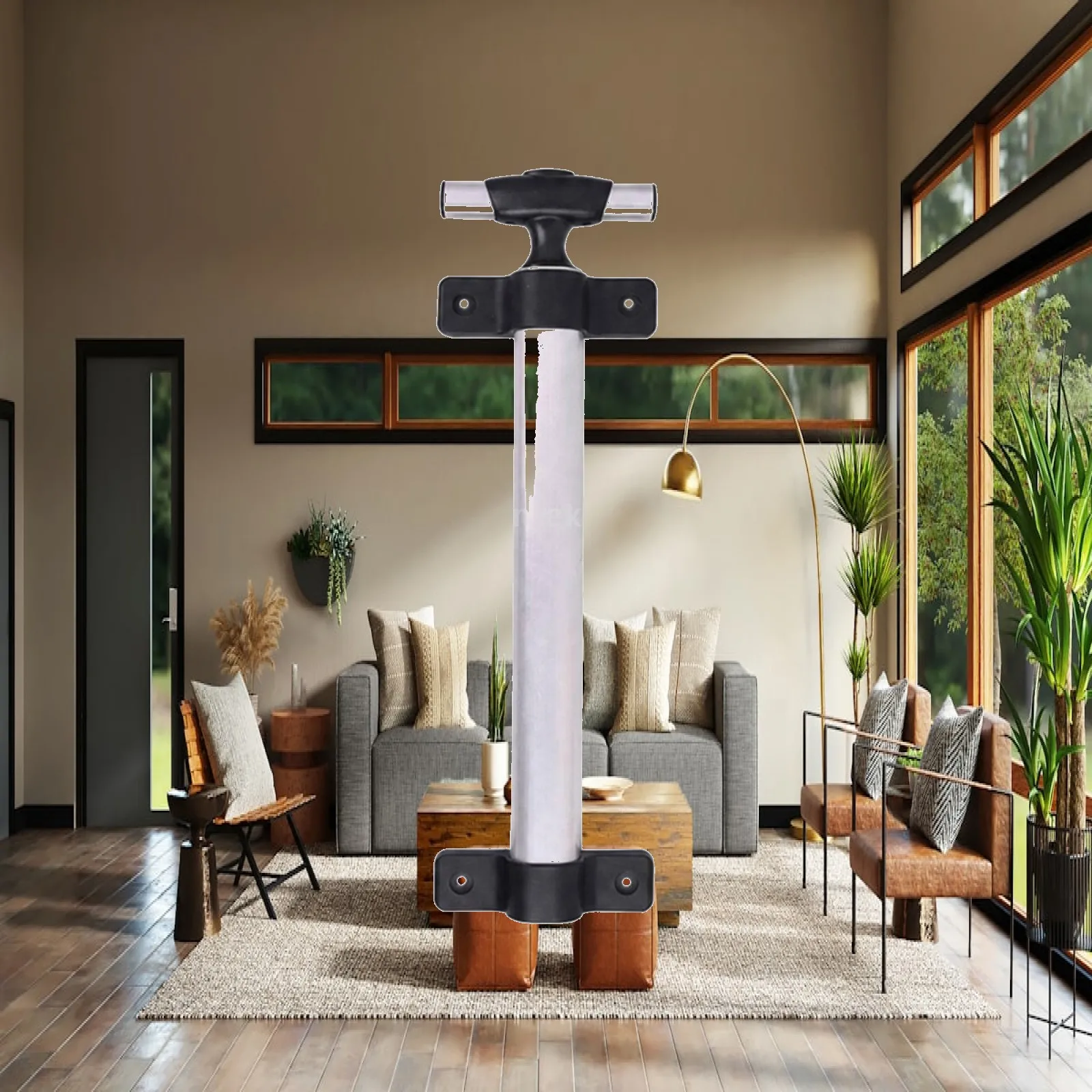 Luggage Pull Rod Aluminum Alloy Telescopic Suitcase Handle Replacement with Mounting Brackets for Travel Bag Repair Accessories