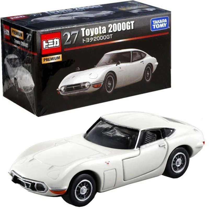 TAKARA TOMY TP27 Toyota 2000GT diecast alloy simulation model, children's collection of display toys, holiday gifts for friends.