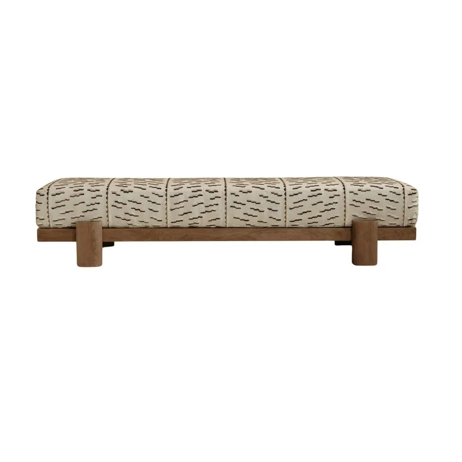 #Bespoke Beech Solid Wood Bed End Long Bench Handmade LivingRoom Velvet Ottoman Hallway Entry Shoe Changing Stool Pouf for Hotel