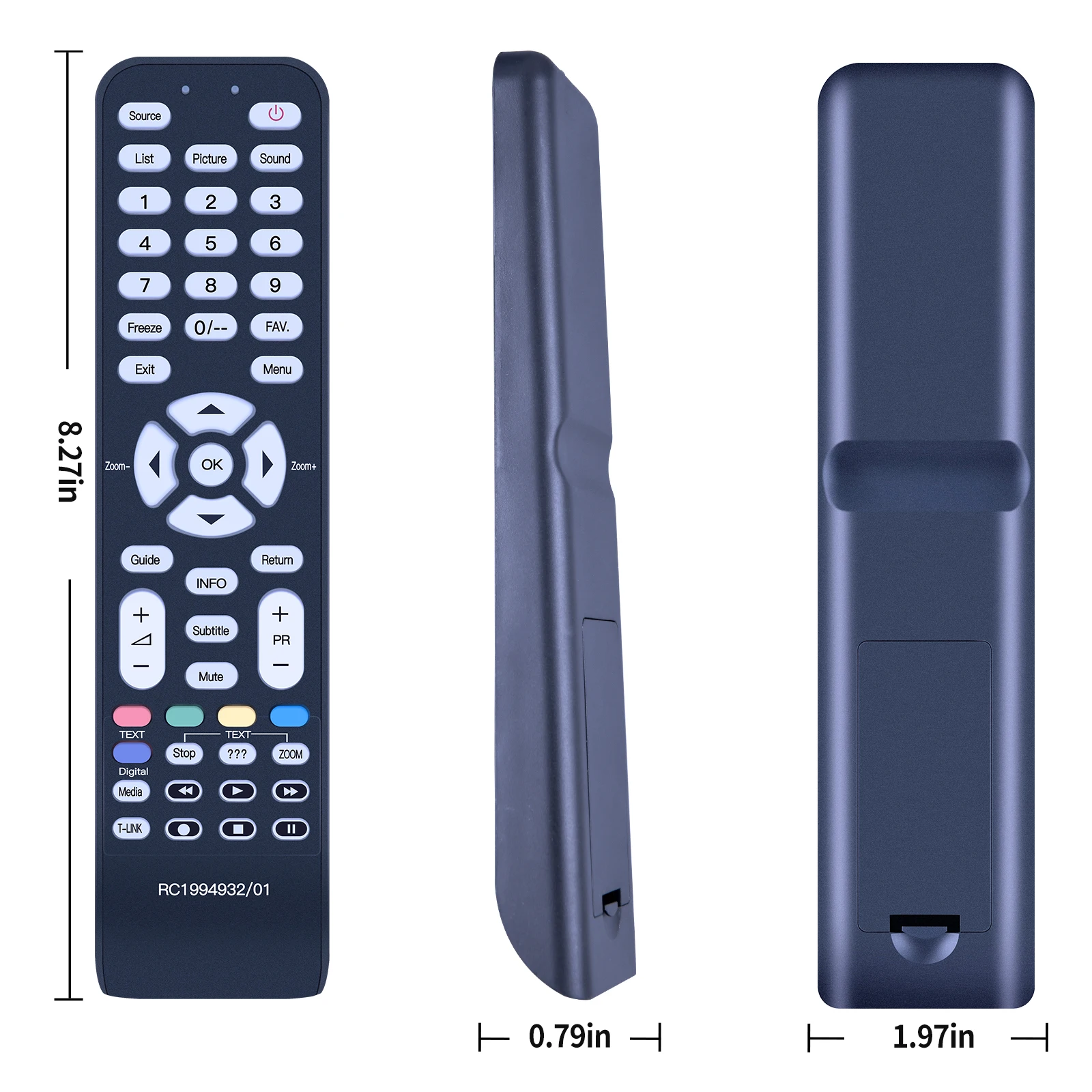 TCL TV L26M9HD L32M9HD L42M9FHD L32M11HD 용 리모컨, RC1994932/01