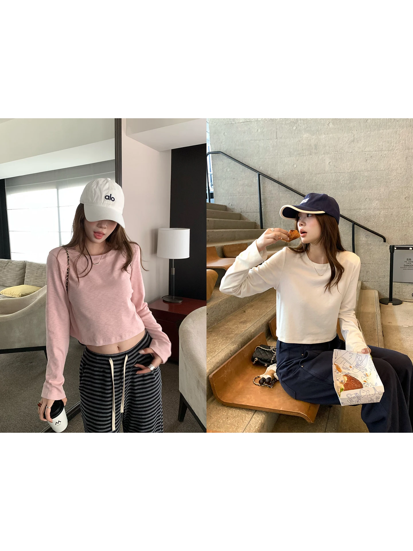 

Женская хлопковая круглая футболка Imxiang Snowflake Ne ort Sve с вышивкой Long Sve Base irt Casual Sle Ciwalk