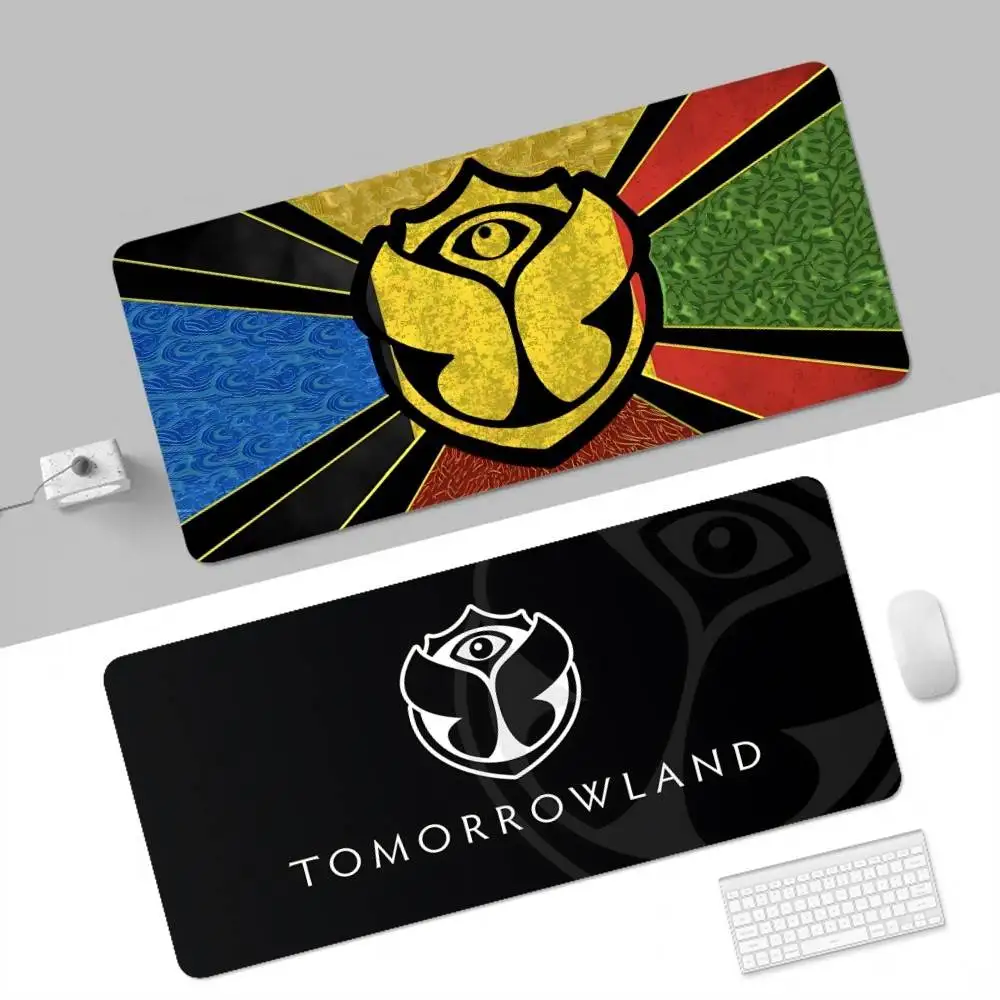 

Большой коврик для рабочего стола T-Tomorrowland Music Logo INS Tide, милый игровой аксессуар, подставка для письма для студентов, коврик для мыши ПК
