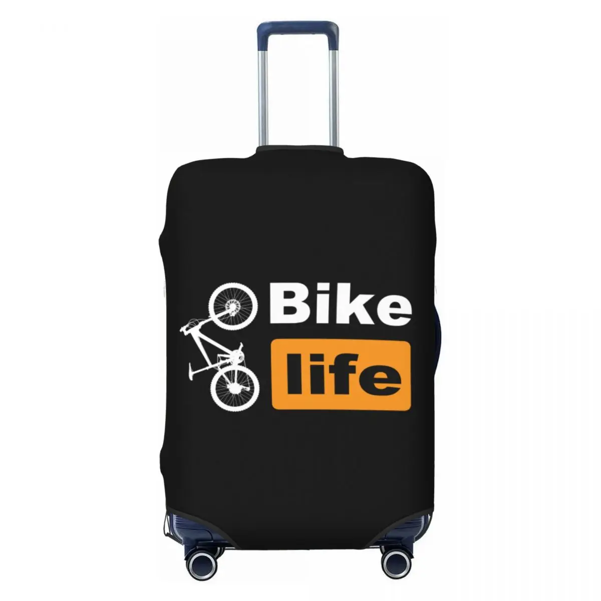 

Защитный чехол для багажа Bike Life, забавный MTB горный велосипед, велосипедист, дорожный чемодан, защитный чехол для 18-32 дюймов