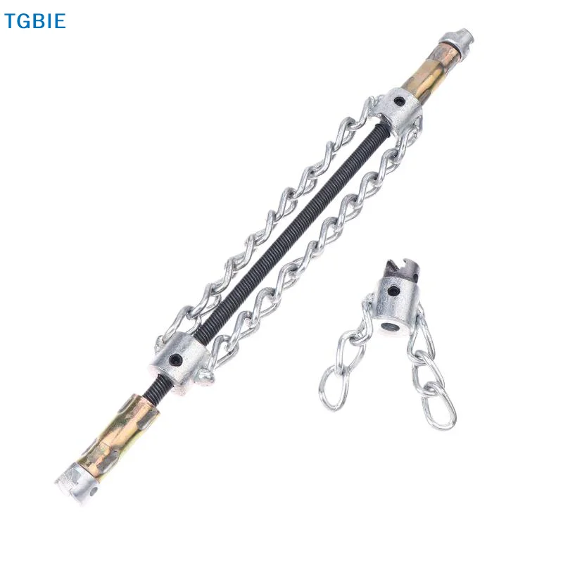 

【TL】Push-Type Rotary Cable Sewer Dredge Flex-Shaft Sewer Descaling Chain Multi-Purpose PVC Pipe Maintenance Tool For 16mm Spring