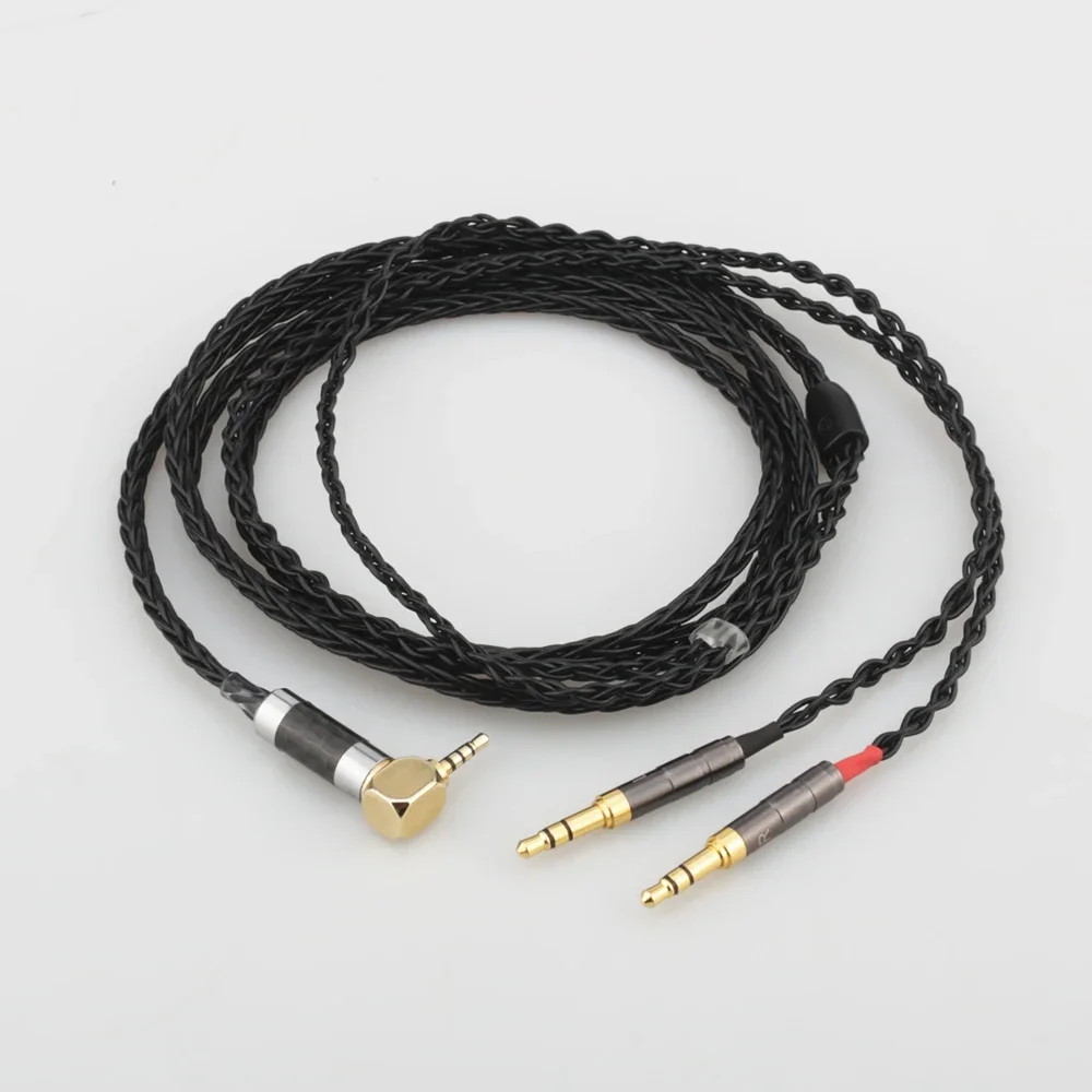 Audiocrast 8 Cores HiFi Headphone Earphone Cable For Denon AH-D600 D7100 Hifiman Sundara Ananda HE1000se HE6se he400