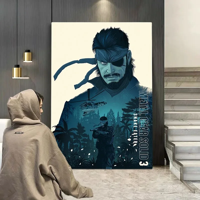 ملصق لعبة أنيمي ملون البوب ، إله الحرب الجمالي ، لاعب الرعب ، آخر واحد منا ، ديكور المنزل ، فن الجدار ، ديكور غرفة الألعاب
