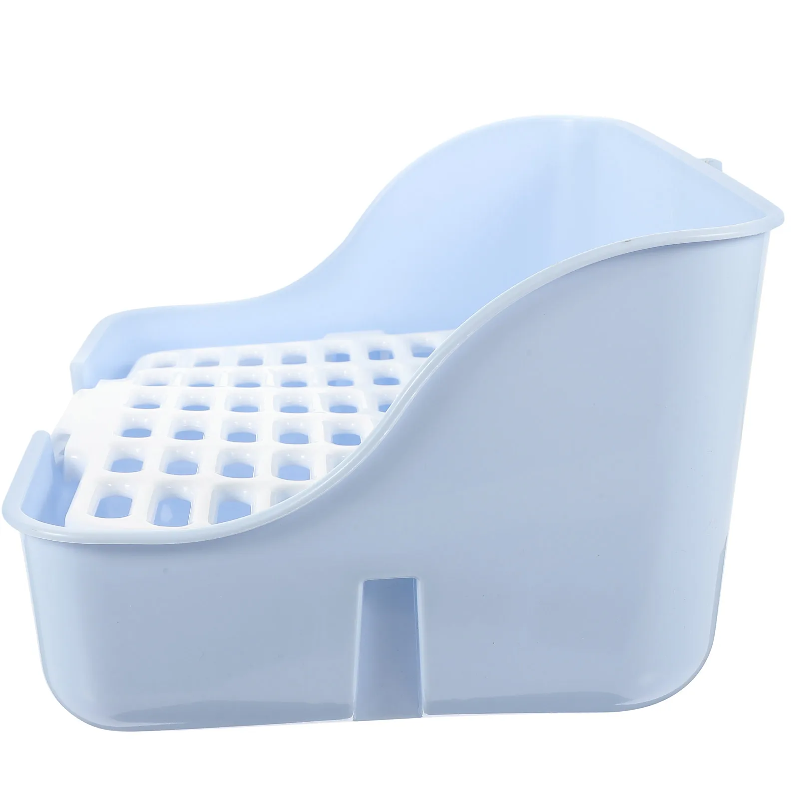 

Rabbit Toilet Litter Box Small Pet Bunny Animals Potty Trainer Plastic Portable Lightweight Durable Practical House Garden