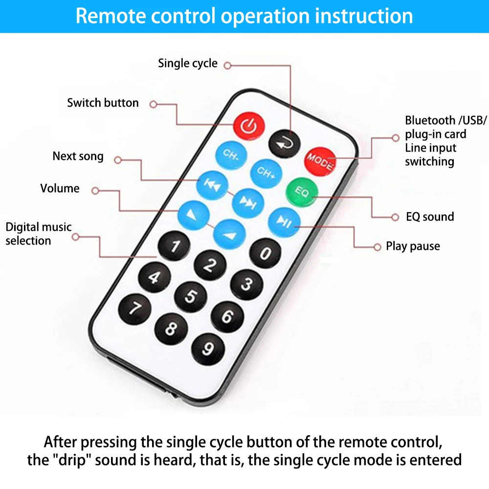 Bluetooth-Compatible 5.0+BR+EDR+BLE Decoder Board DC5-24V U-Disk MP3 Decoding Module WAV FLAC Remote Control AC6925A for amplifi