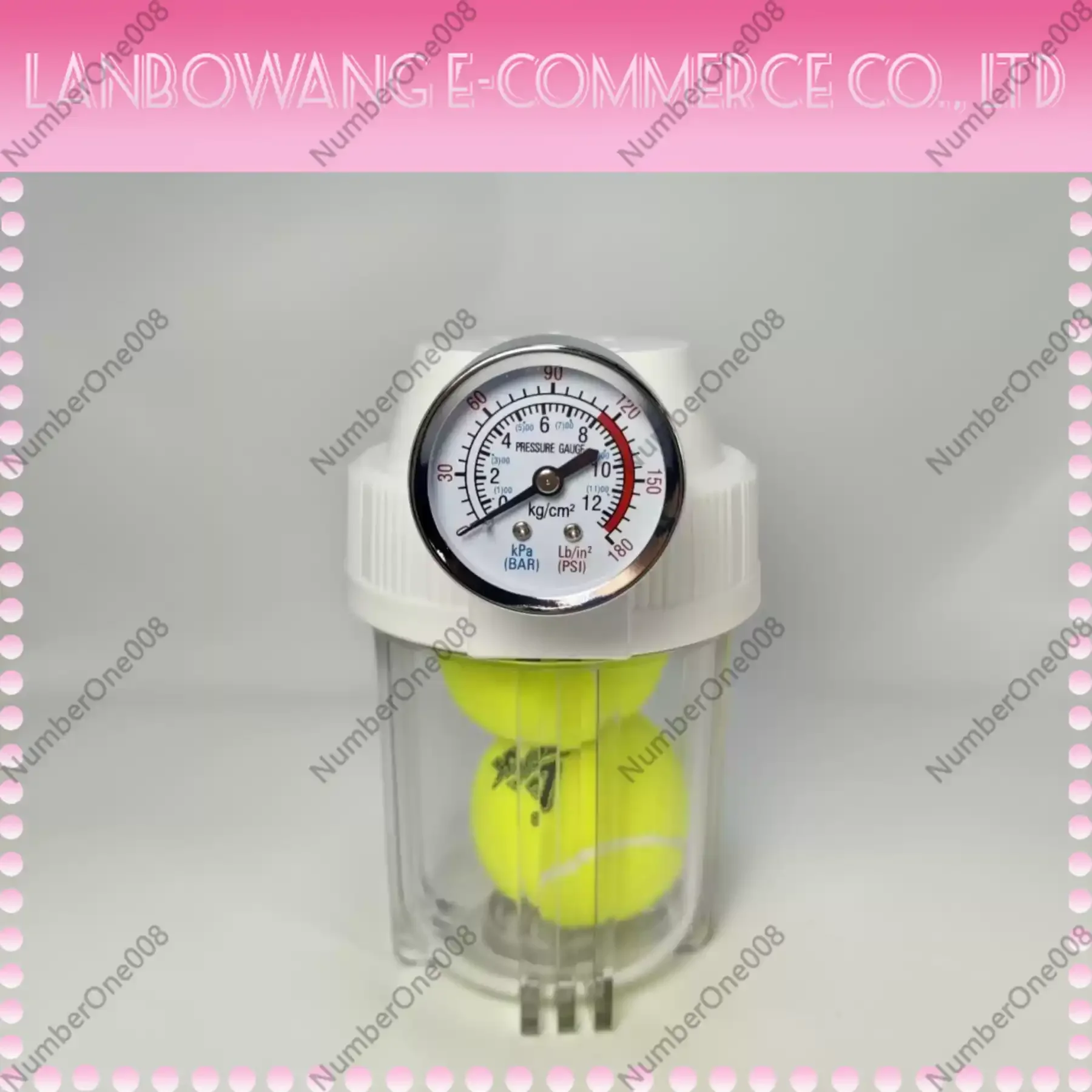 The Tennis Pressure Tank Can Hold 4/8 Tennis Balls Lt Is Leak Proof And Can Inflate Greatly Extending The Practical Life