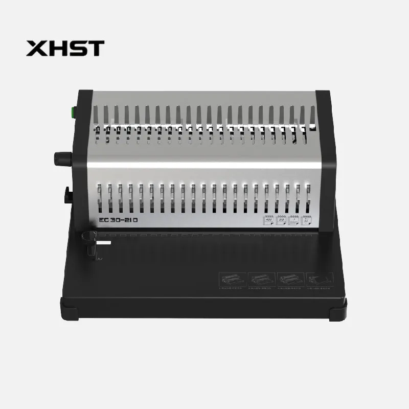 21 Holes 2:1 Electric Comb Binding Machine with Selectable Punching