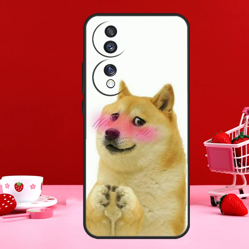 Cheems Doge Meme Funny Doggy For Honor Magic 6 Pro 5 Lite 50 70 90 Case For Honor X8a X9a X7 X8 X9 X6a X7a X8b X9b Cover