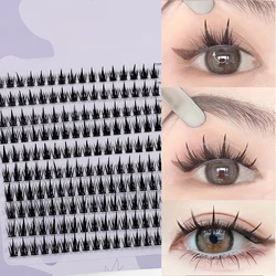 160 Rows Cluster Lashes Faux Mink Eyelashes Cluster Natural Eyelash Extension 3D Russia Strip Individual Eyelashes Cluster Makeu