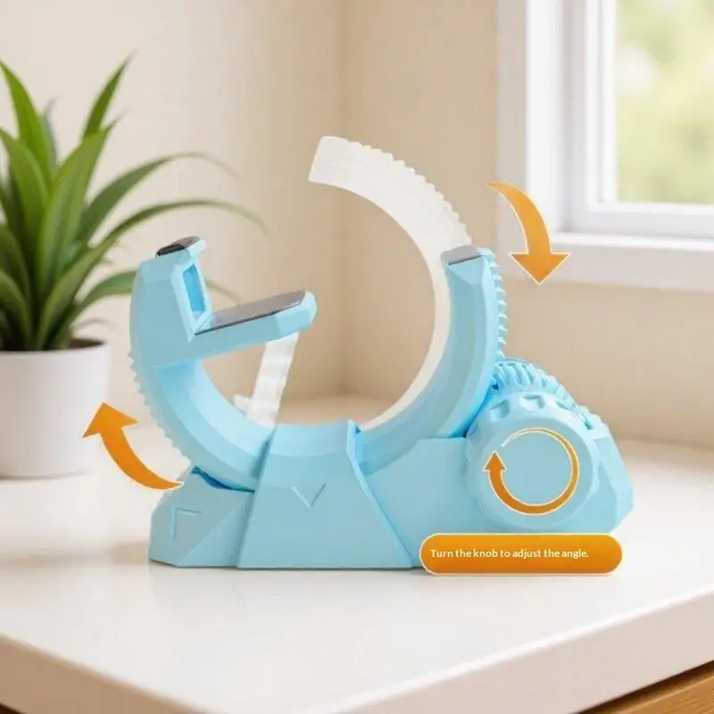 

1 шт. Настольный держатель с надежным зажимом, регулируемая вращающаяся подставка для телефонов и планшетов, съемный аксессуар для дома и офиса