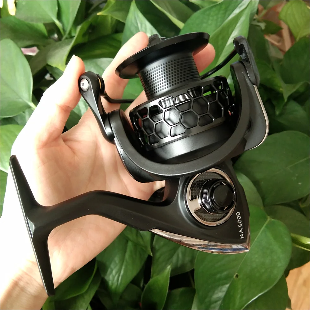 

Tsurinoya NA 2000 3000 4000 5000 Saltwater Spinning Fishing Reel 9BB Speed Ratio 5.2:1 Aluminum Spool Carp Fishing Reel