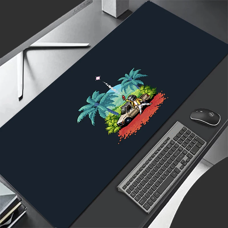 

Mousepad Pattern Game Pad Rubber Anime Mouse Pad PC Accessories Desk Mat Non Slip Office Pixel Art Table Mat Gamer Keyboard Pad