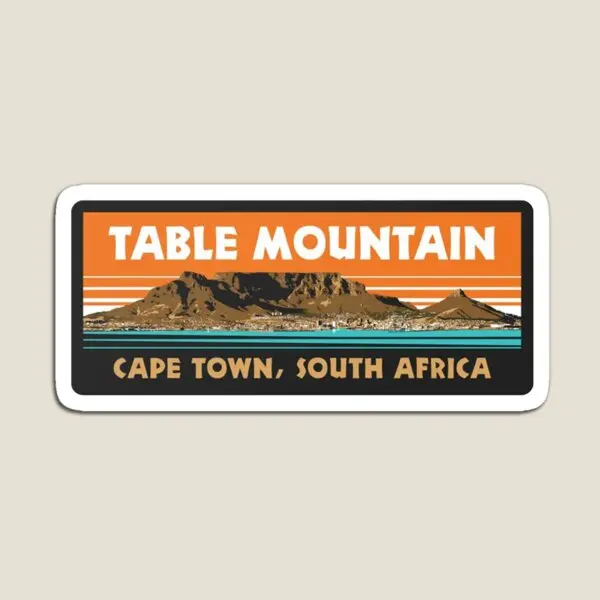 Table Mountain Cape Town South Africa  Magnet Decor Children for Fridge Organizer Home Colorful Toy Baby Kids Cute Funny