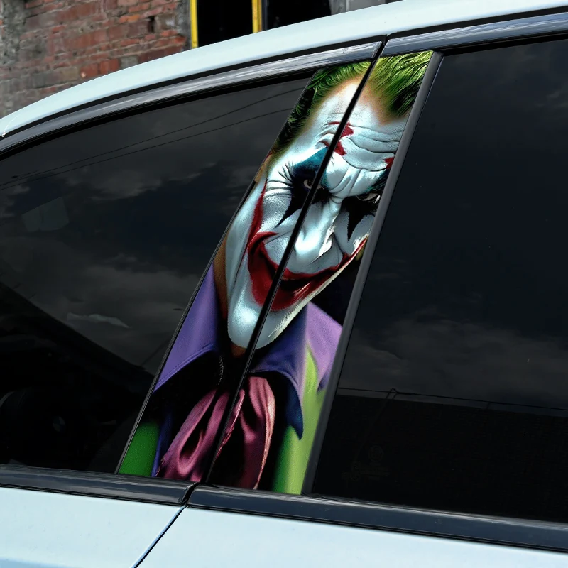 Cool Joker CP Car Stickers Auto B Pillar Waterproof Funny Decoration Cover Scratches Sunscreen Car Doors Pillar Vinyl Decals